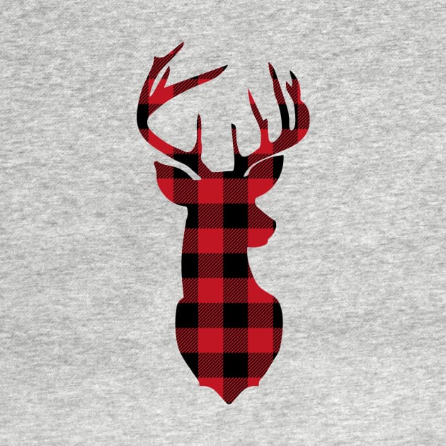 Buffalo plaid deer, Christmas Shirt by Sapfo